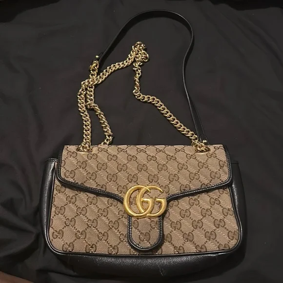 Gucci Bags Monogram Matelasse Diagonal Small Gg Marmont